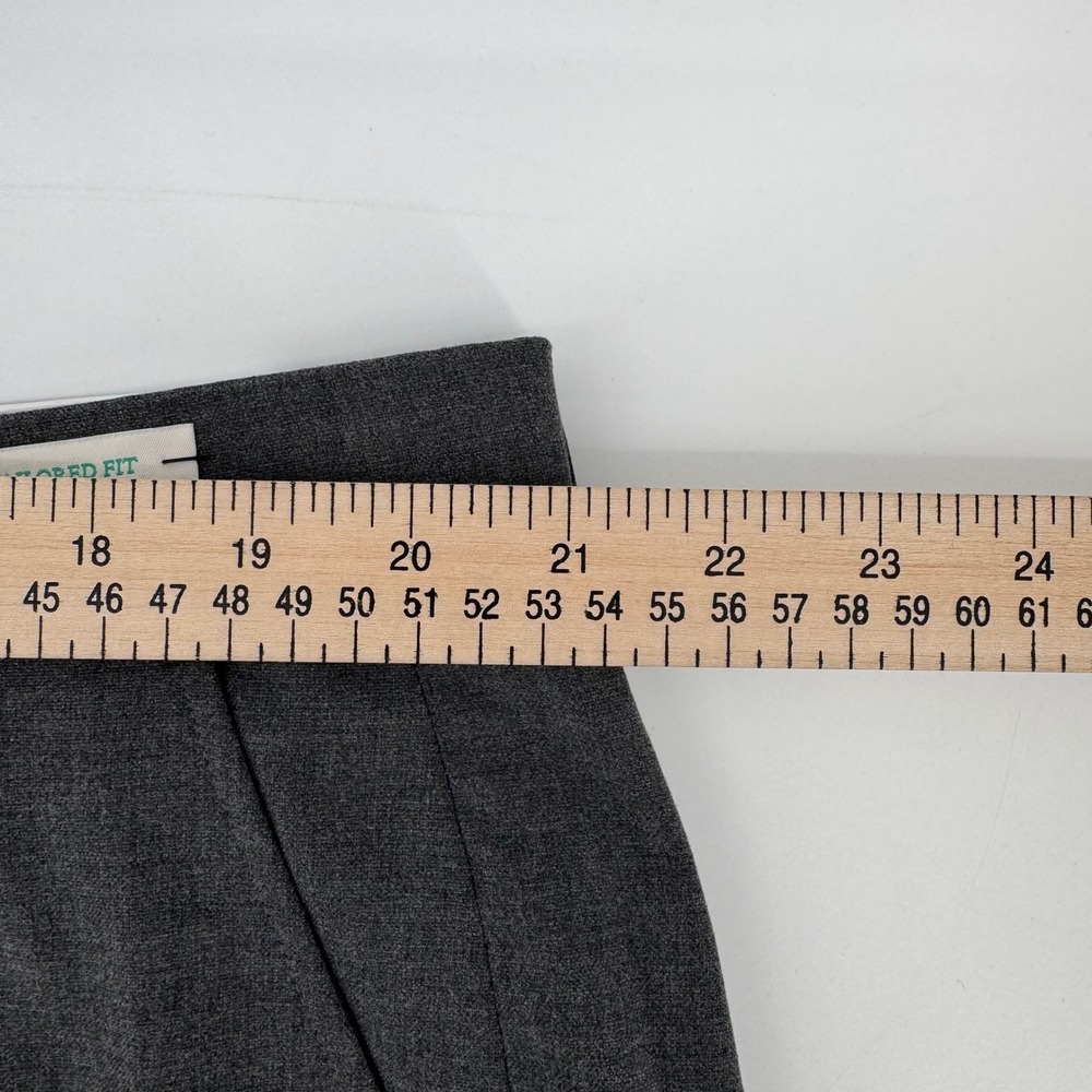 Jos A Bank Mens Grey Tailored Fit Dress Pants 42x30‎ Poly Viscose Stretch - Picture 2 of 16
